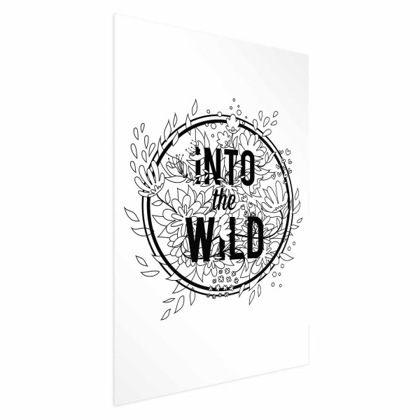 Plakat Into the wild 29,7x42 cm 583244