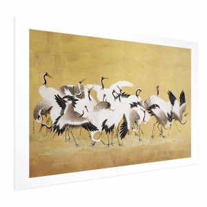 Plakat Japońskie żurawie 30×21 cm 584199