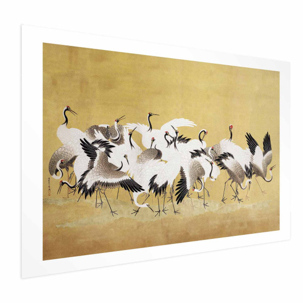 Plakat Japońskie żurawie 30x21 cm 584199