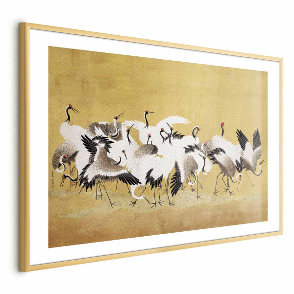 Plakat Japońskie żurawie 42x29,7 cm 583202