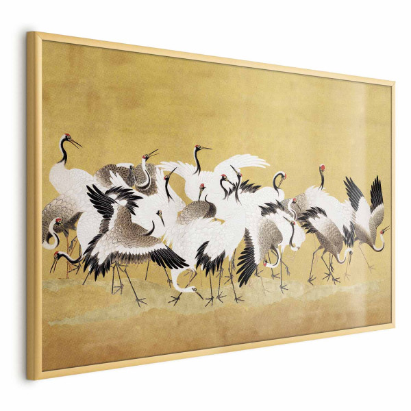 Plakat Japońskie żurawie 42x29,7 cm 586996