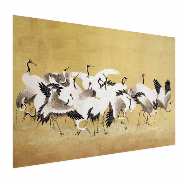 Plakat Japońskie żurawie 60x40 cm 587536