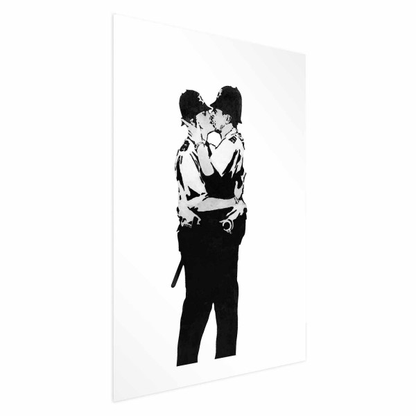 Plakat Kissing Coppers 21x30 cm 581577