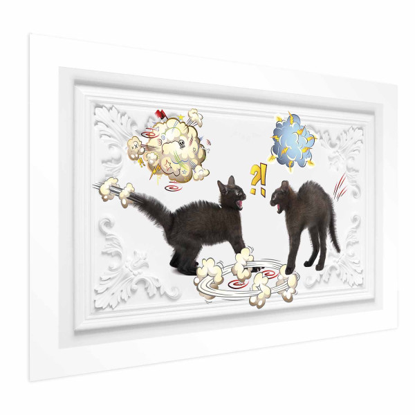 Plakat Kocia kłótnia 30x21 cm 590584