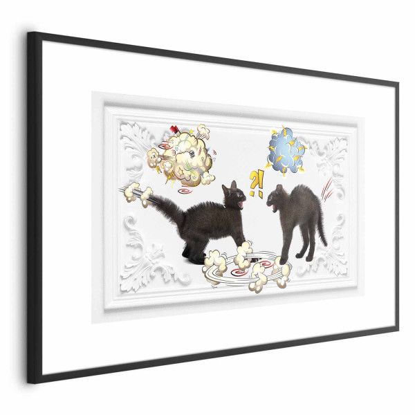 Plakat Kocia kłótnia 30x21 cm 580620