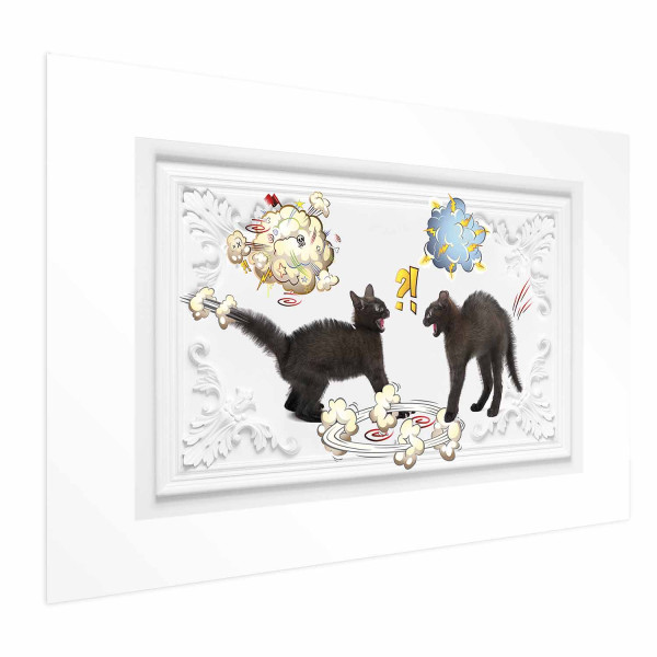 Plakat Kocia kłótnia 42x29,7 cm 581319