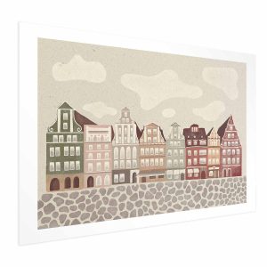Plakat Kolorowe Fasady 60×40 cm 588002