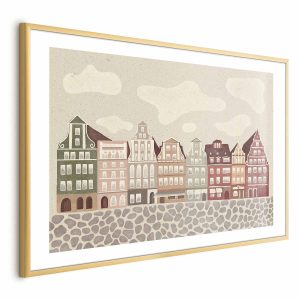 Plakat Kolorowe Fasady 90×60 cm 581682