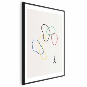 Plakat Kolorowe koła 21×30 cm 582008