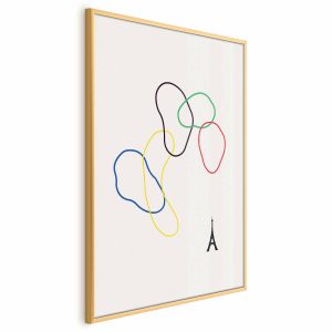 Plakat Kolorowe koła 21×30 cm 583387