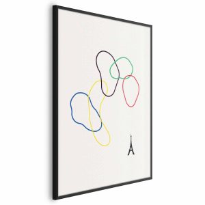 Plakat Kolorowe koła 21×30 cm 589351
