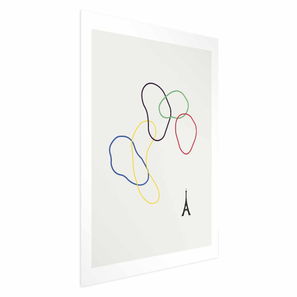 Plakat Kolorowe koła 21x30 cm 590771