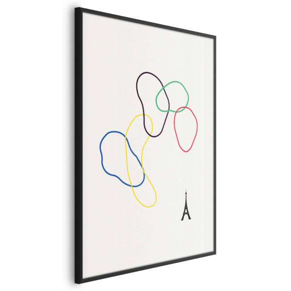 Plakat Kolorowe koła 40x60 cm 590917