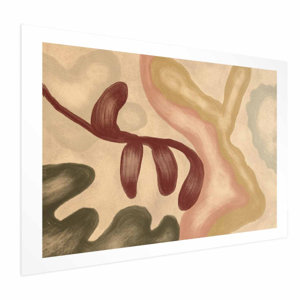 Plakat Kolorowe kształty 42x29,7 cm 588645