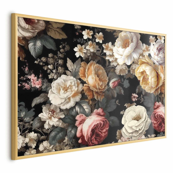 Plakat Kolorowe kwiaty 42x29,7 cm 577527