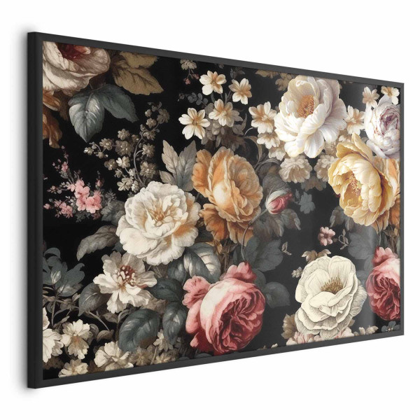 Plakat Kolorowe kwiaty 60x40 cm 585079