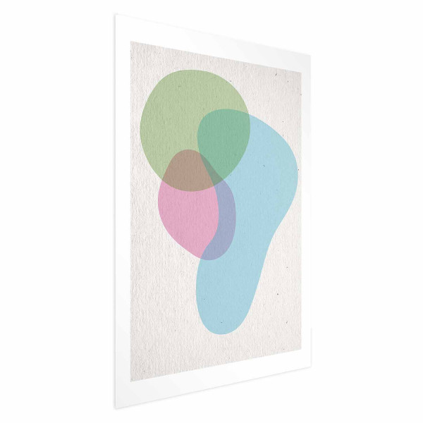 Plakat Kolorowe plamy 29,7x42 cm 577023