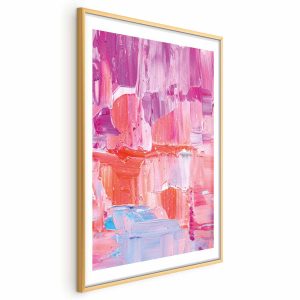 Plakat Kolorowe Pociągnięcia 30×21 cm 584579