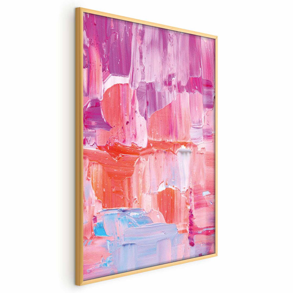 Plakat Kolorowe Pociągnięcia 30x21 cm 585784