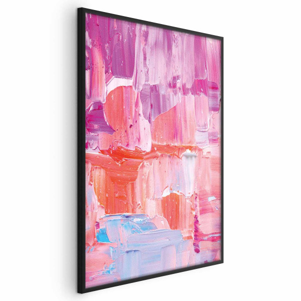 Plakat Kolorowe Pociągnięcia 90x60 cm 582159