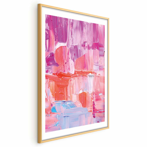 Plakat Kolorowe Pociągnięcia 90x60 cm 591438