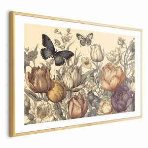 Plakat Kolorowe tulipany 30×21 cm 588615 Plakat Kolorowe tulipany 30×21 cm 588615