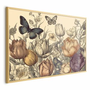 Plakat Kolorowe tulipany 60×40 cm 589901 Plakat Kolorowe tulipany 60×40 cm 589901