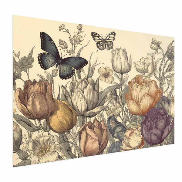 Plakat Kolorowe tulipany 60x40 cm 590901