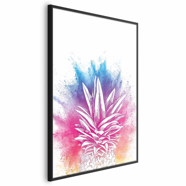 Plakat Kolorowy ananas 29,7x42 cm 588112