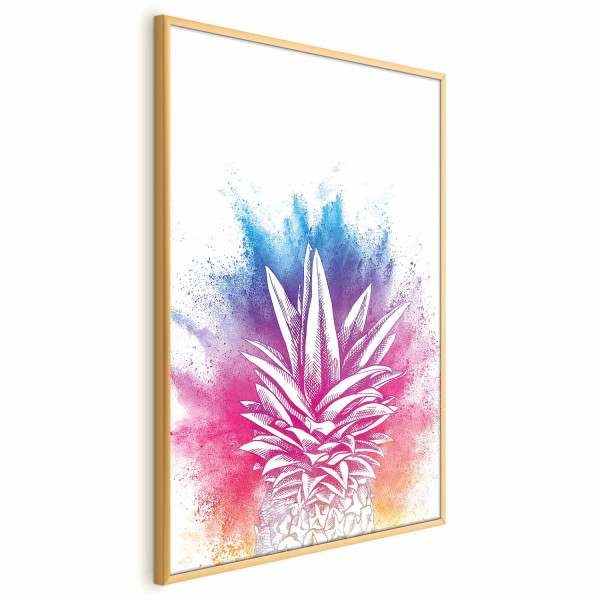 Plakat Kolorowy ananas 40x60 cm 582439