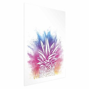 Plakat Kolorowy ananas 40×60 cm 582877