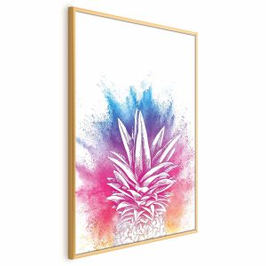Plakat Kolorowy ananas 60×90 cm 583849
