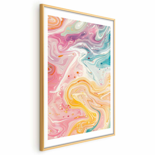 Plakat Kolorowy Chaos 60x90 cm 578388