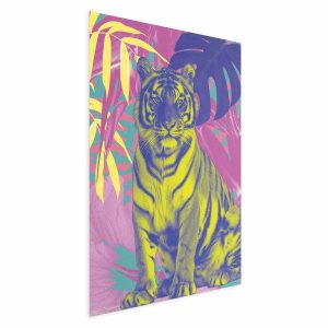Plakat Kolorowy tygrys 40×60 cm 586930