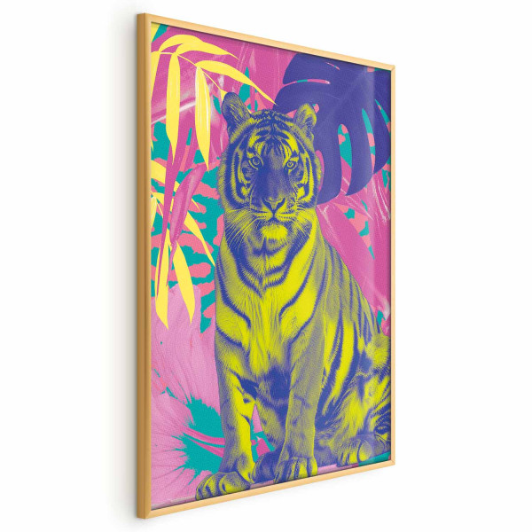 Plakat Kolorowy tygrys 40x60 cm 591033