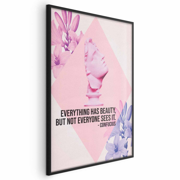 Plakat Konfucjusz o Pięknie 21x30 cm 583971
