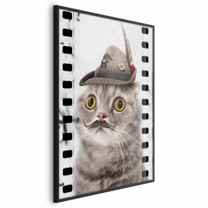 Plakat Kot w kapeluszu 29,7×42 cm 584141