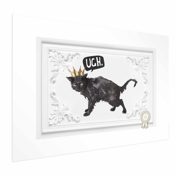 Plakat Kot w koronie 30x21 cm 587412
