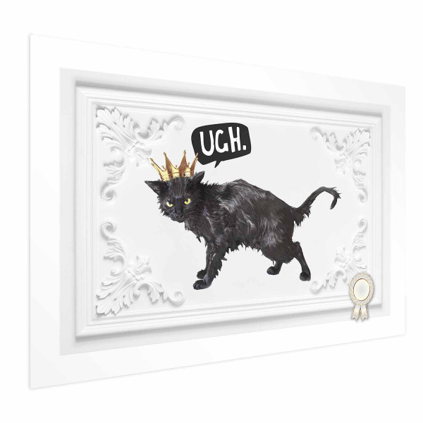 Plakat Kot w koronie 60x40 cm 585746