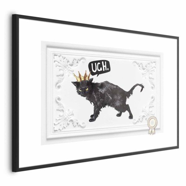 Plakat Kot w koronie 60x40 cm 590157