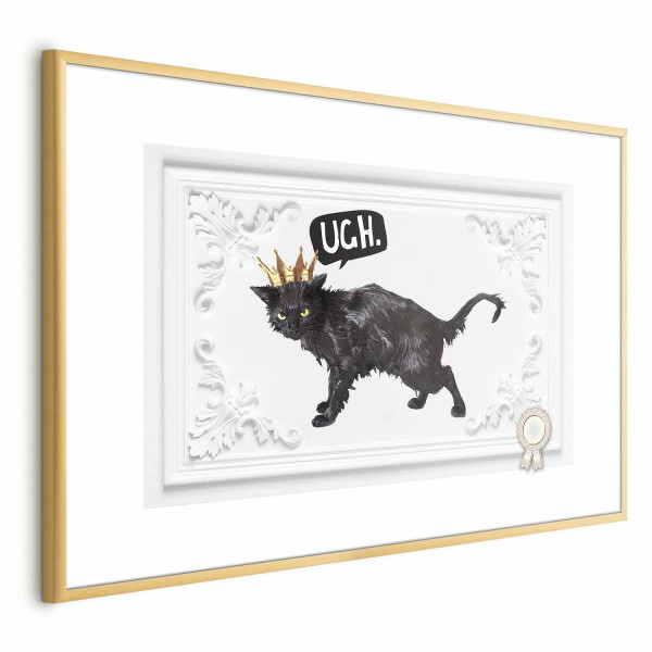 Plakat Kot w koronie 90x60 cm 583200
