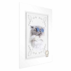 Plakat Kot w okularach 21×30 cm 577342