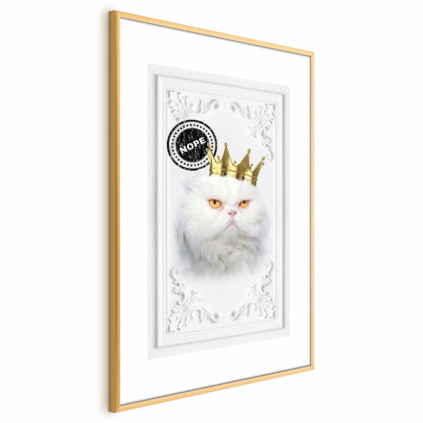 Plakat Król kot 21x30 cm 580277