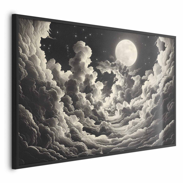 Plakat Księżyc wśród chmur 60x40 cm 586351