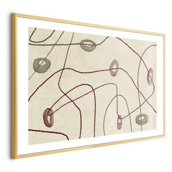 Plakat Kształty 60x40 cm 581564