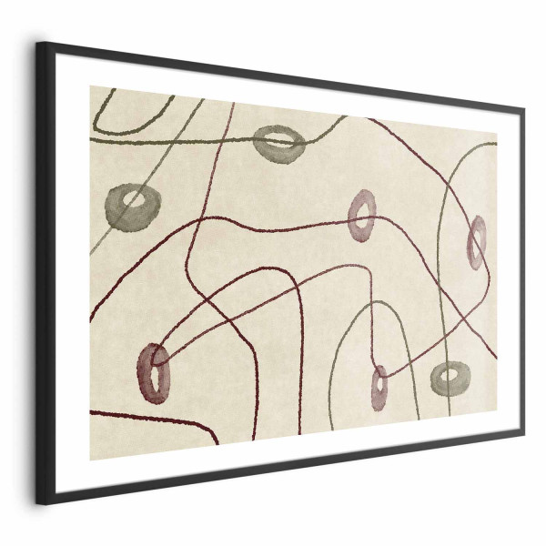 Plakat Kształty 90x60 cm 584539
