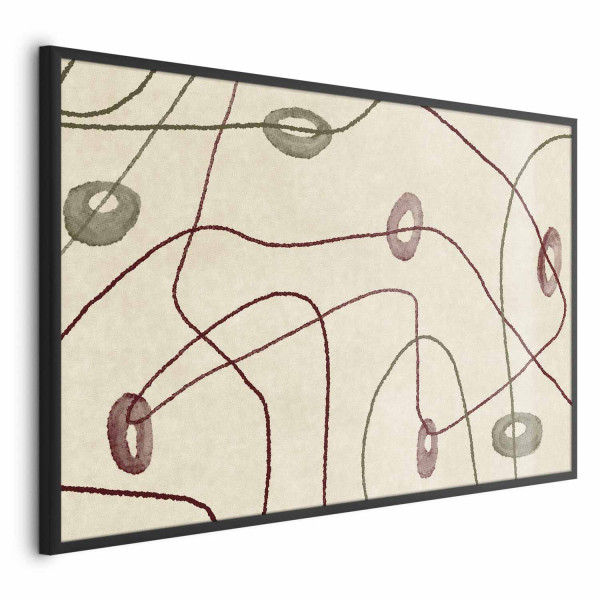 Plakat Kształty 90x60 cm 586982