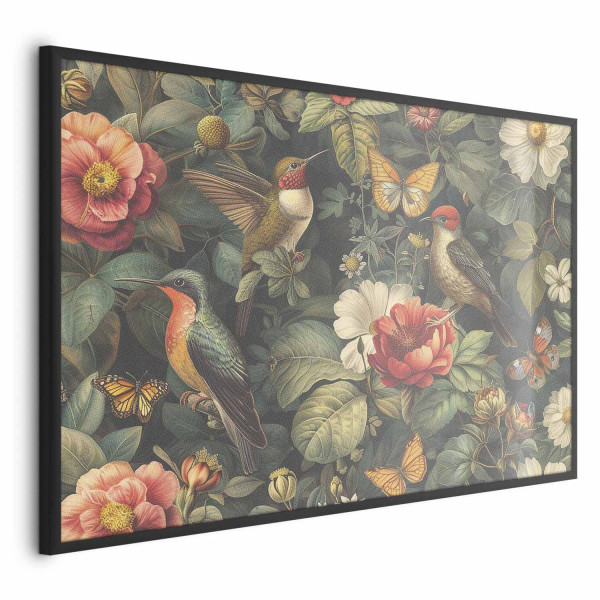 Plakat Kwiaty i motyle 30x21 cm 583047