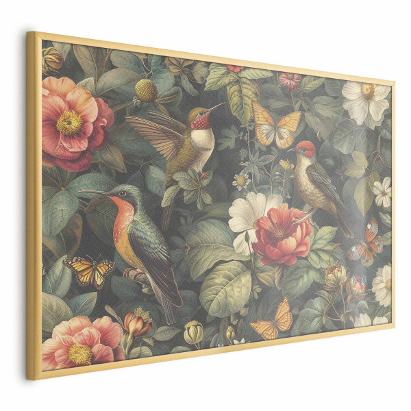 Plakat Kwiaty i motyle 30x21 cm 577958