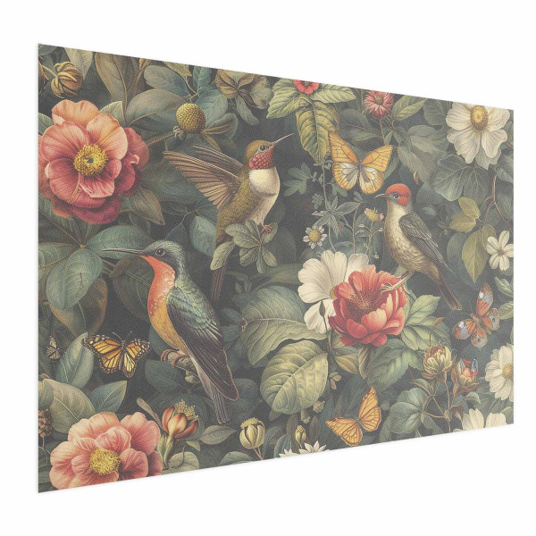 Plakat Kwiaty i motyle 42x29,7 cm 578122